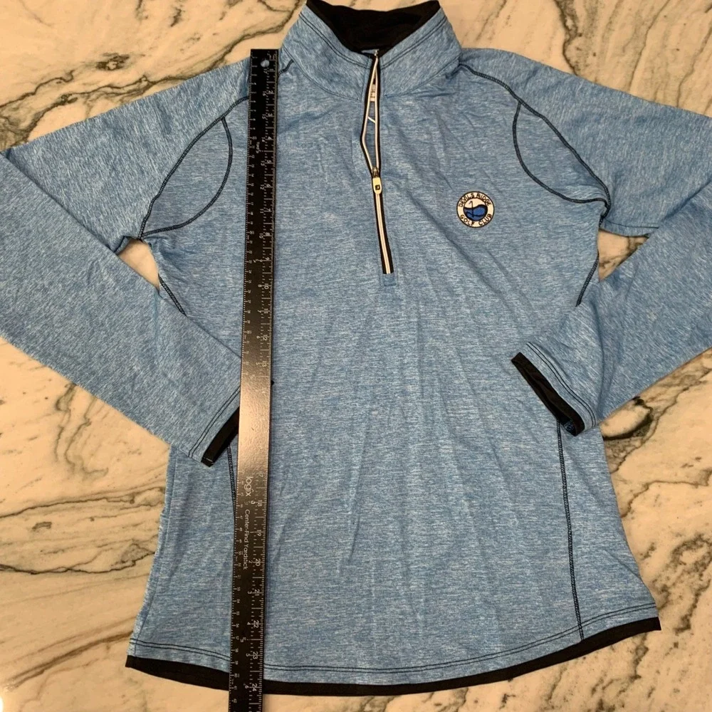 FootJoy FJ‎ Devils Ridge Golf Club Pullover Blue Quarter Zip Women's Small New